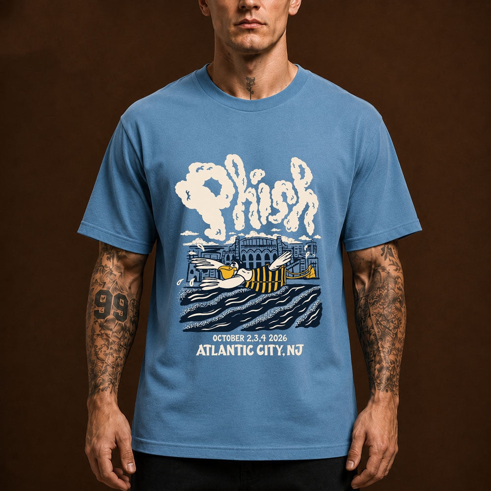 Phish Atlantic NJ 2026 Event T-Shirt Phish Concert Outfits Presents For Music Lovers - Foxy23shop