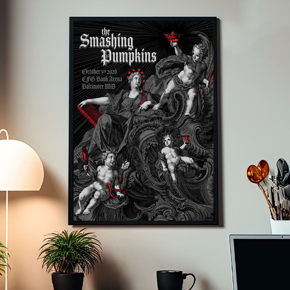 The Smashing Pumpkins Baltimore MD 2026 Event Poster The Smashing Pumpkins Concert Poster Fan Gifts - Foxy23shop