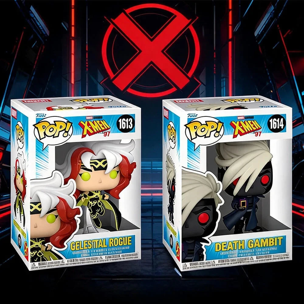 Marvel X Men 97 Celestial Rogue And Death Gambit Funko Pop Xmen Figure Gifts For Fans - Foxy23shop