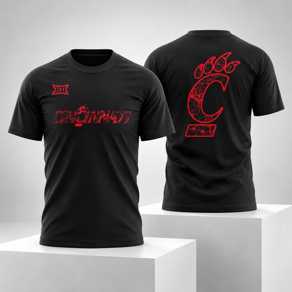 Cincinnati Bearcats Nippert At Night 2026 Black Shirt Cincinnati Bearcats Merch Fan Gear - Foxy23shop