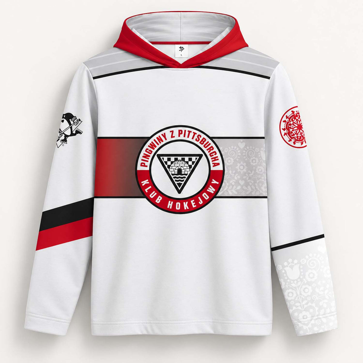 Pittsburgh Penguins Polish Heritage Hoodie Pittsburgh Penguins Apparel Fan Gear - Foxy23shop