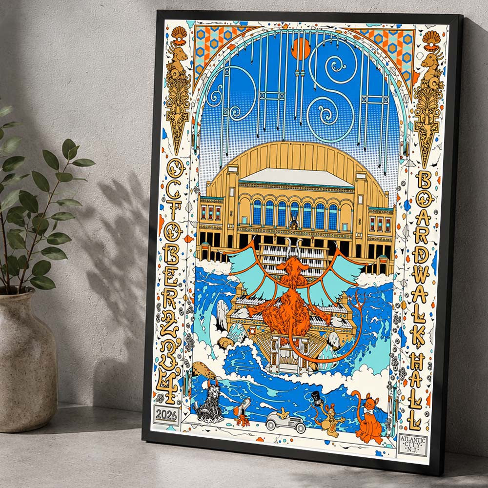 Phish Dry Goods Atlantic City NJ LE Poster Phis Dry Goods Poster Gift Idea - Foxy23shop