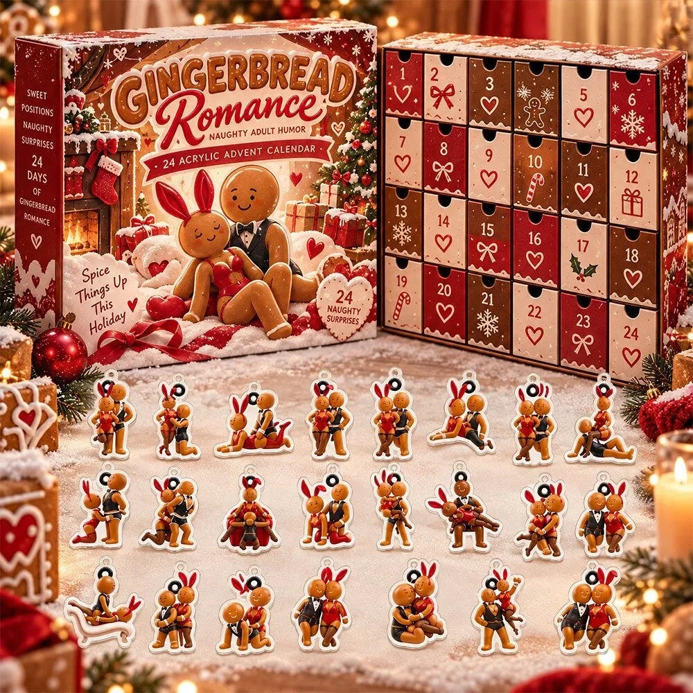 Gingerbread Naughty Romance Adult 2026 Christmas Advent Calendar Xmas Countdown Gift Ideas - Foxy23shop