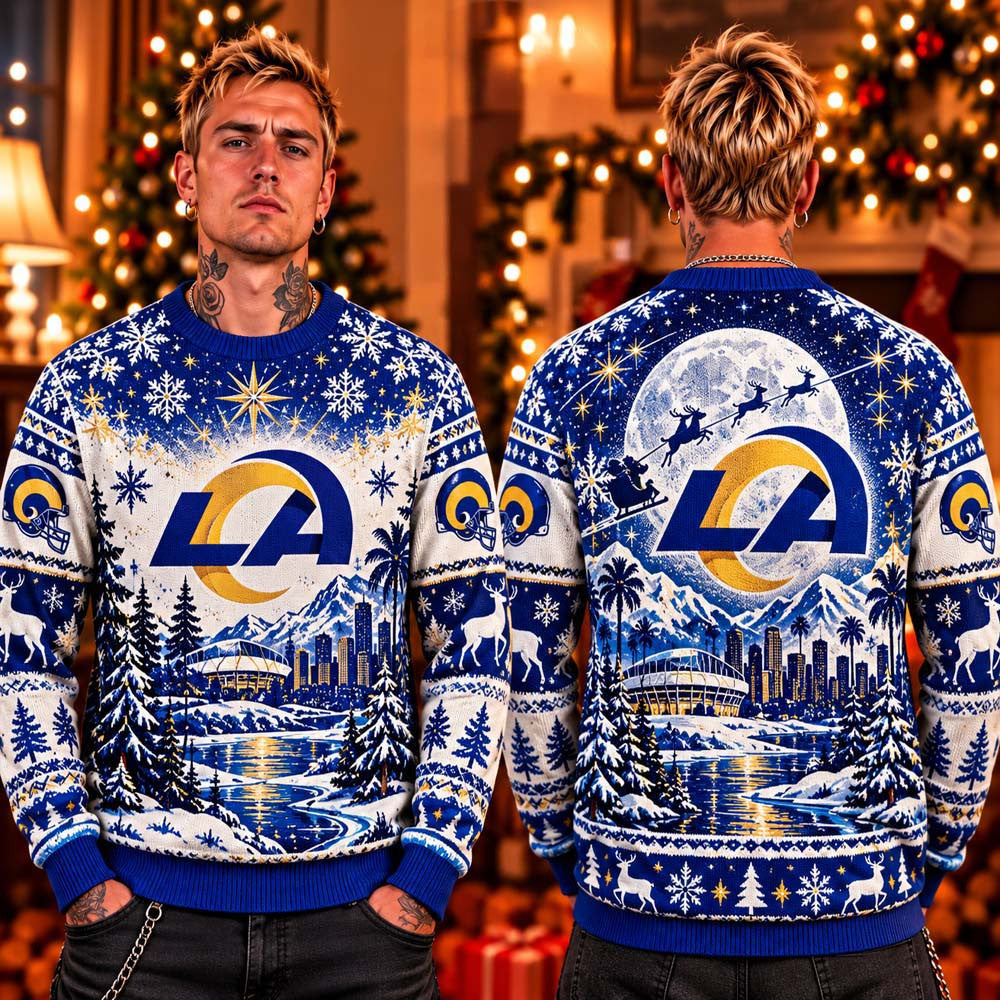Los Angeles Rams 2026 Ugly Christmas Sweater Xmas Clothing Ramily Gifts Ideas - Foxy23shop