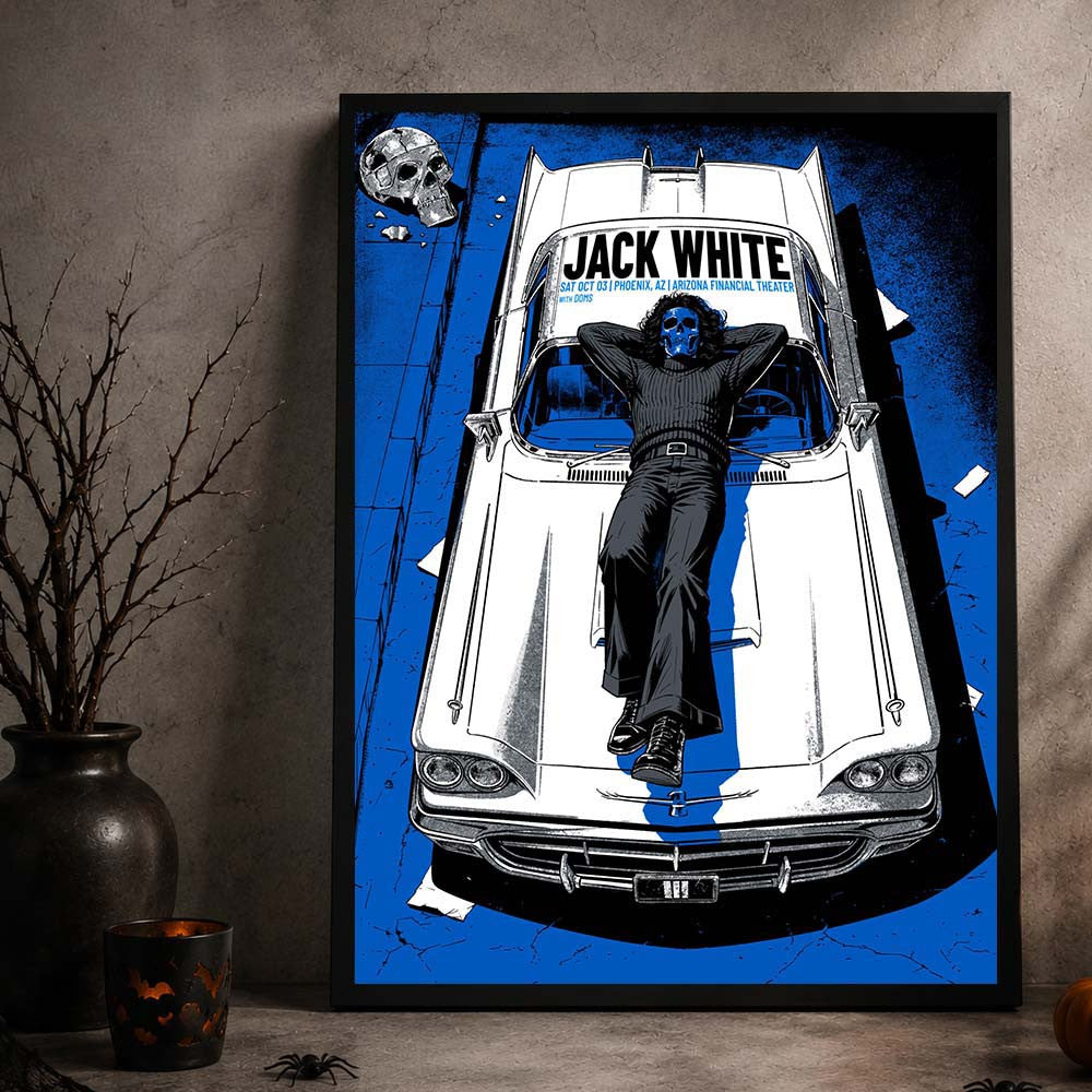 Jack White Phoenix AZ Event Poster Jack White Poster Presents For Fans - Foxy23shop