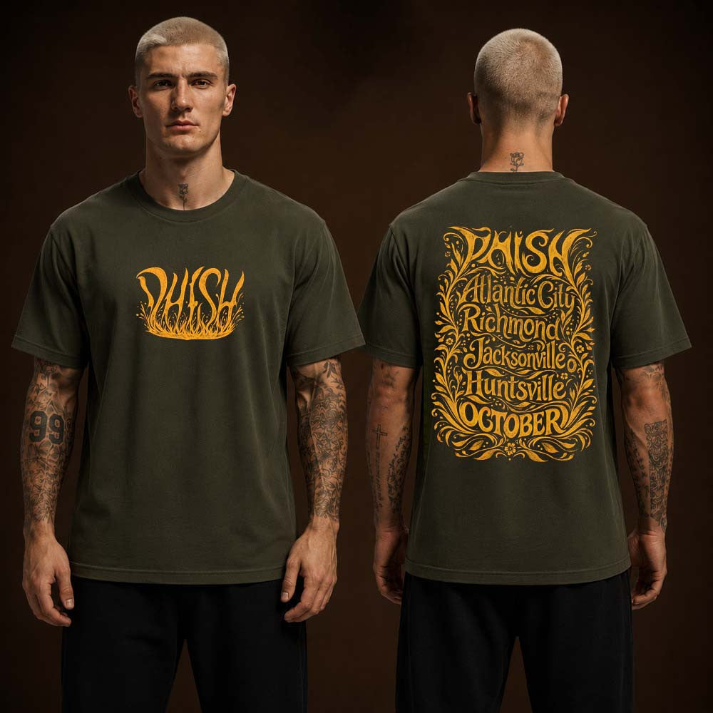 Phish 2026 Fall Tour Merch T-Shirt Phish Concert Outfits Music Lover Presents - Foxy23shop