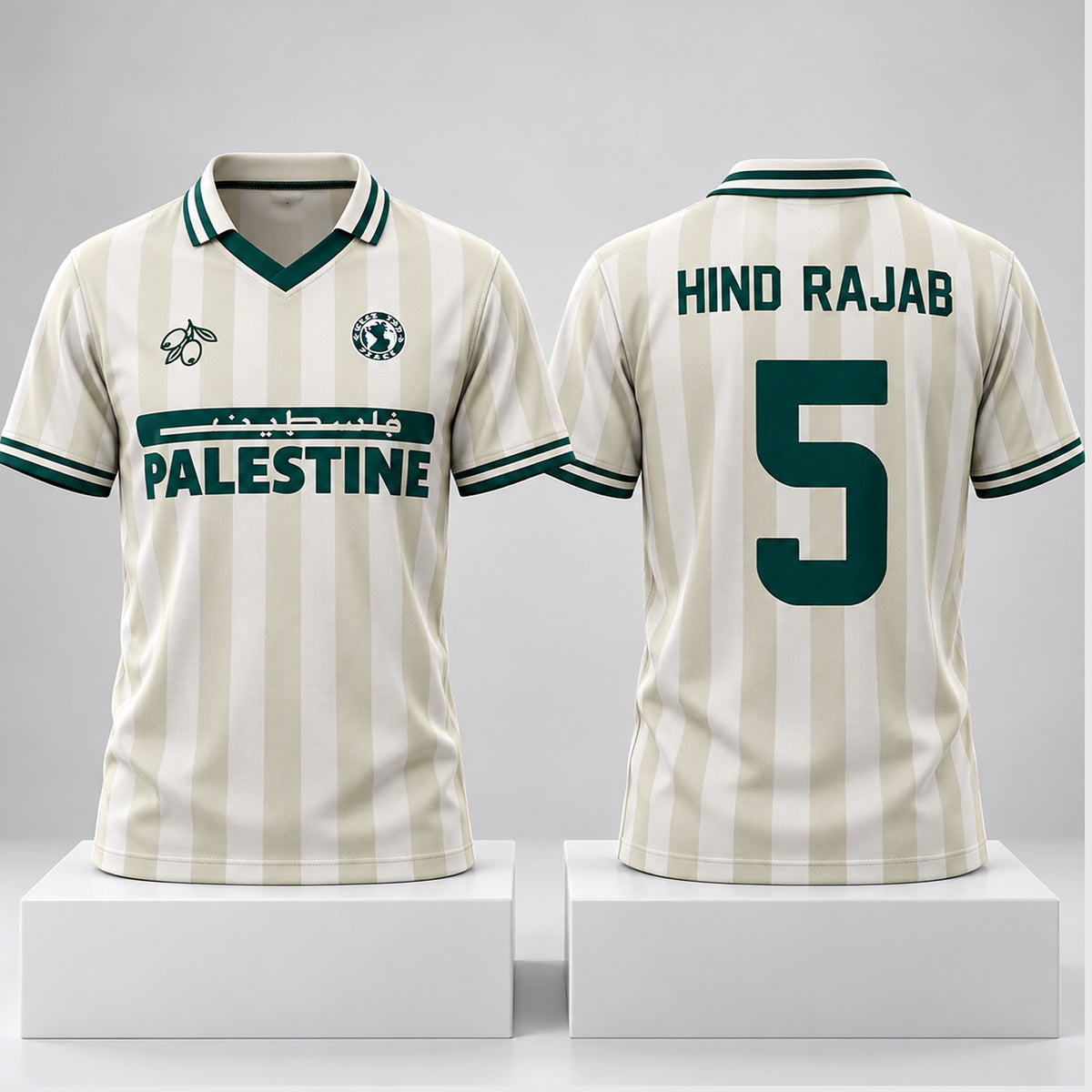 Nate Head Palestine Hind Rajab V-Neck Shirt Presents For Nate Head Fans - Foxy23shop