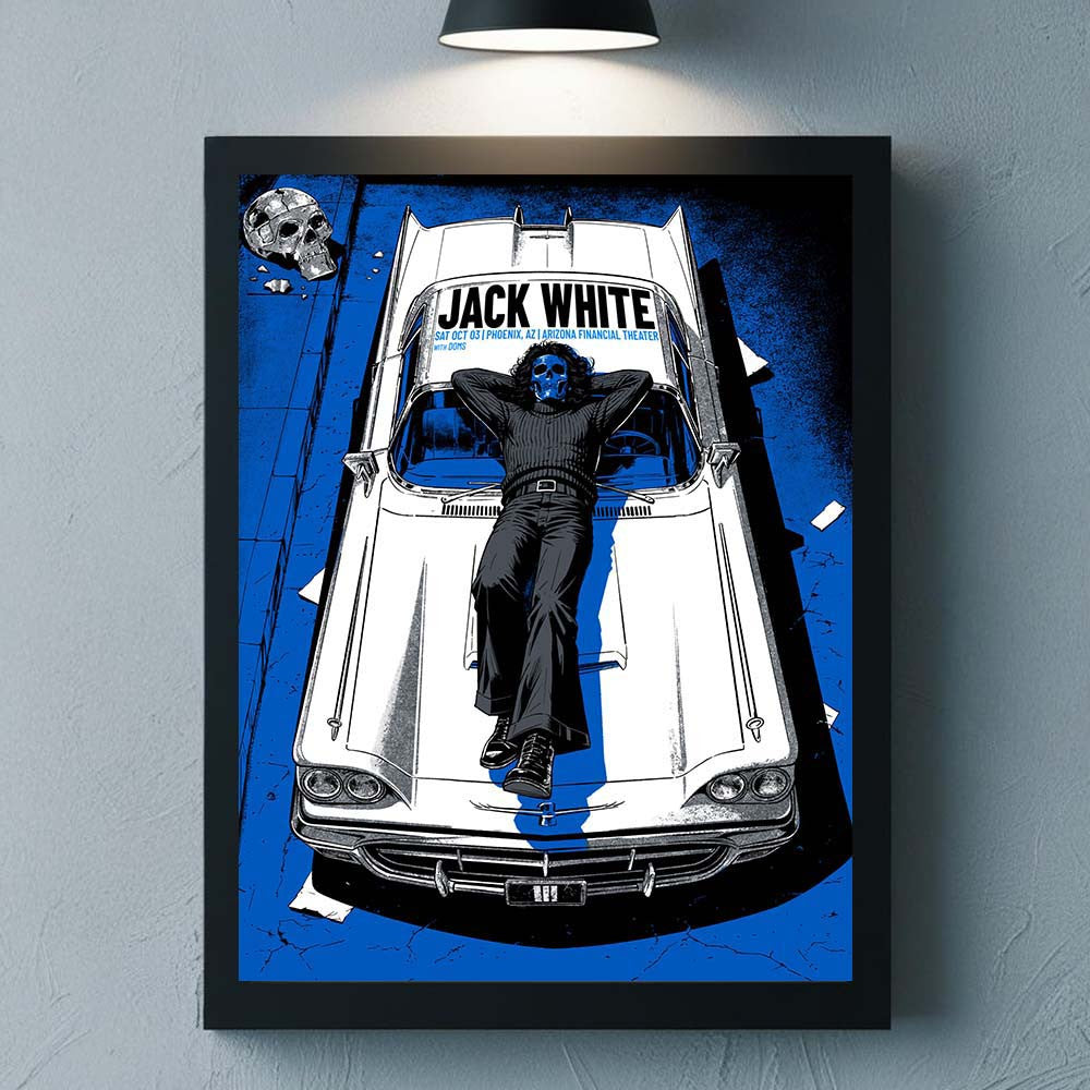 Jack White Tonight Show In Phoenix AZ Poster Jack White Poster Presents For Music Lover - Foxy23shop