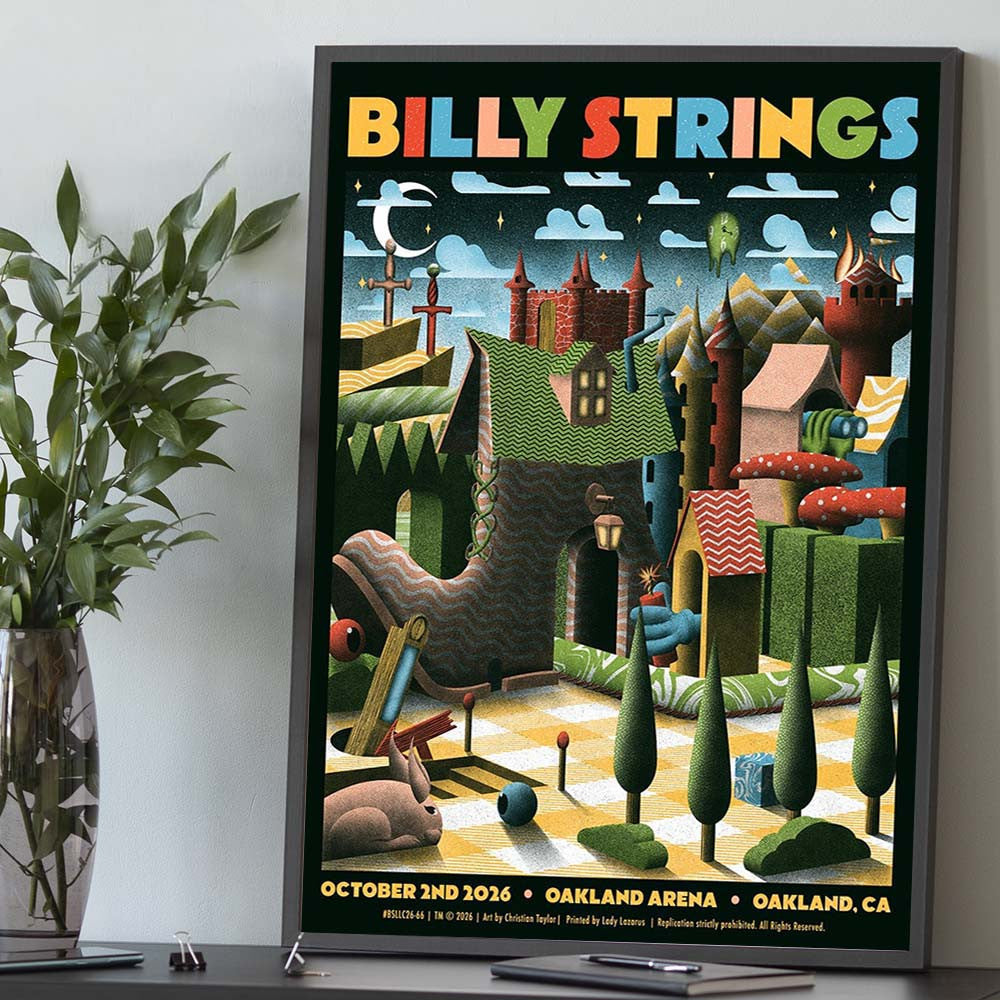 Billy Strings Oakland CA Event Poster Billy Strings Concert Poster Music Lover Presents - Foxy23shop