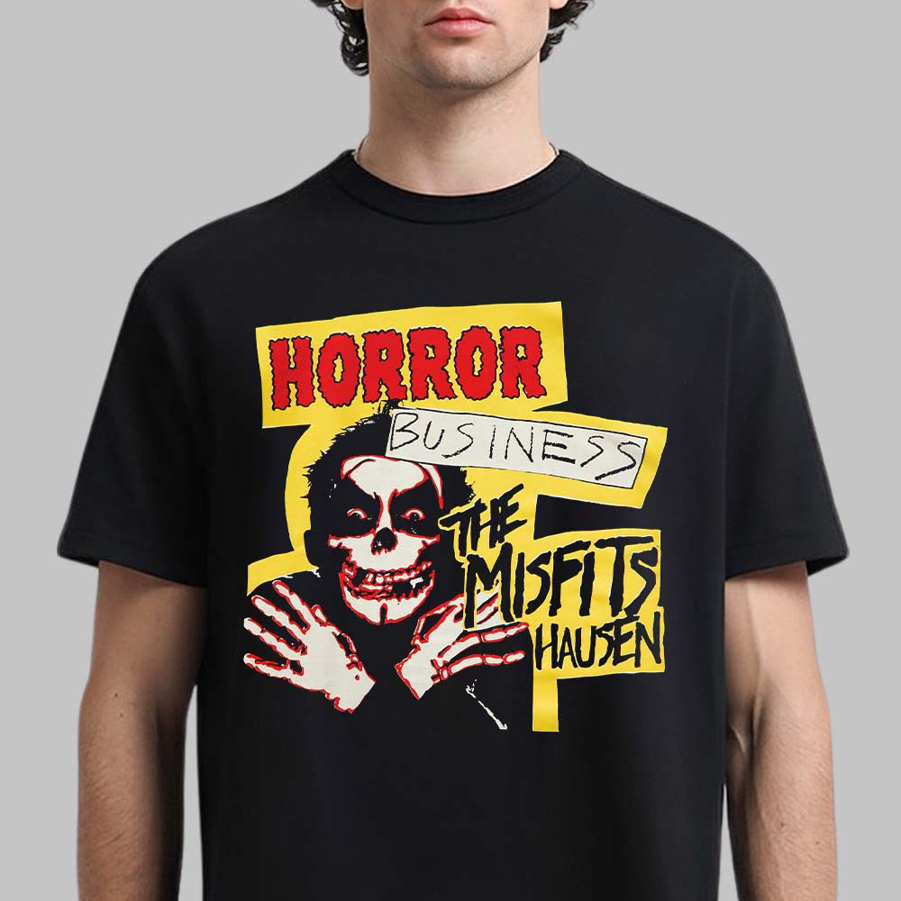 Misfits X Danhausen Misfitshausen Horror Business Shirt Unique Gifts For Misfits Lovers - Foxy23shop