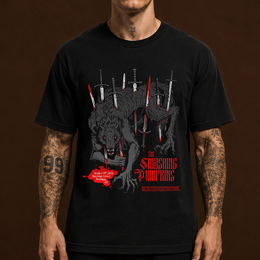 The Smashing Pumpkins Brooklyn NY The Rats In A Cage Tour 2026 Shirt The Smashing Pumpkin Clothing - Foxy23shop