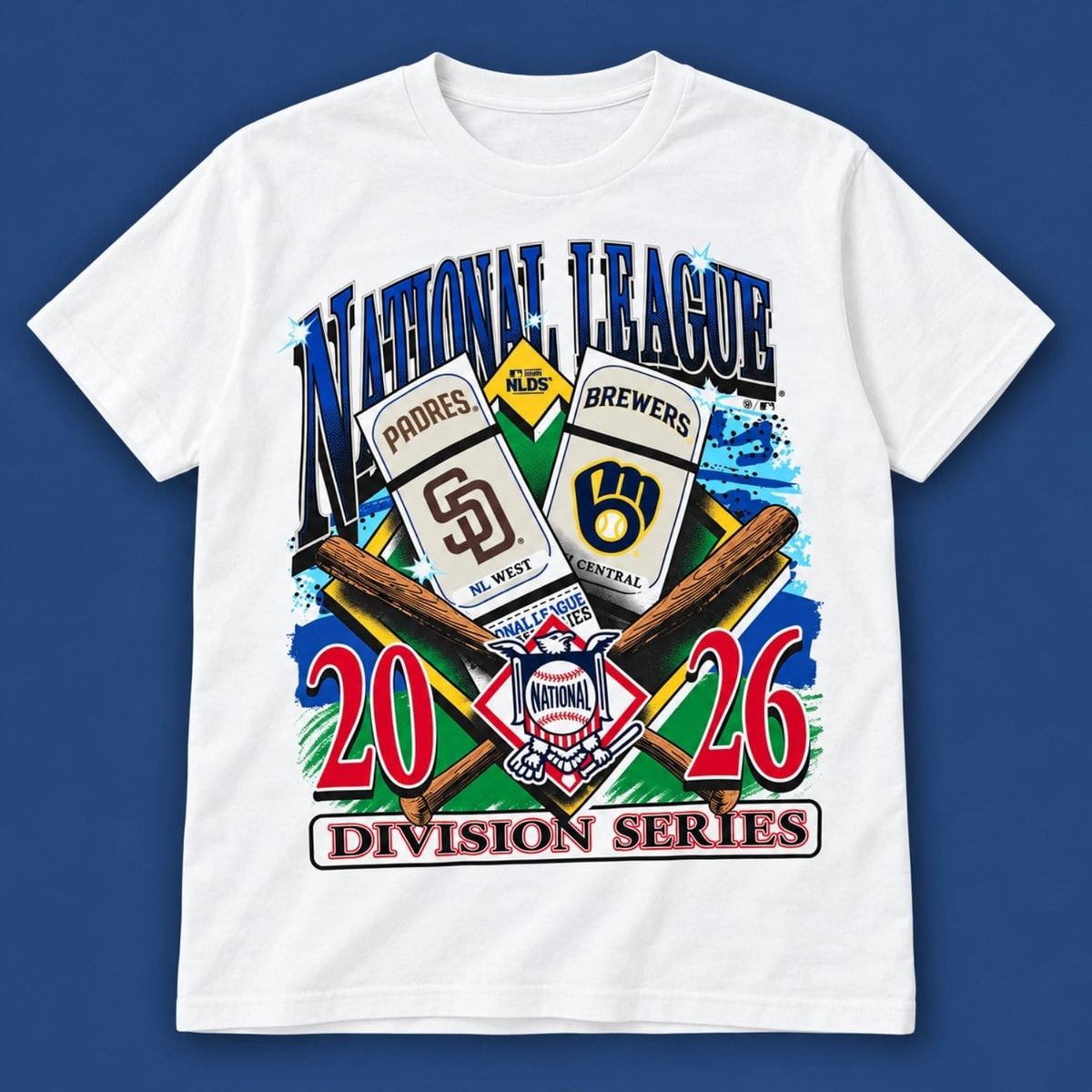 San Diego Padres Vs Milwaukee Brewers 2026 National League Division Series Shirt Baseball Fan Gear - Foxy23shop
