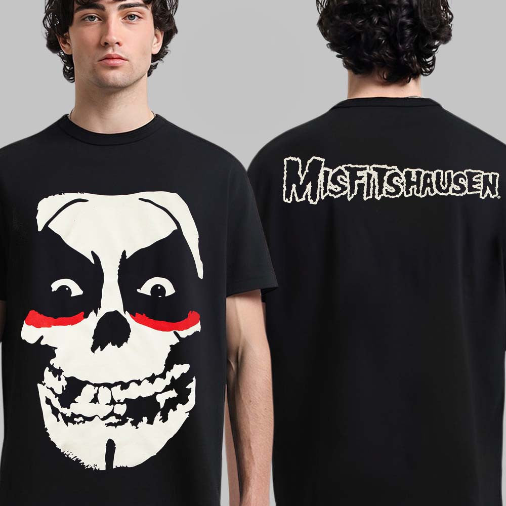 Misfits X Danhausen Fiend Skull Misfitshausen T-Shirt Best Presents For Misfits Lovers - Foxy23shop