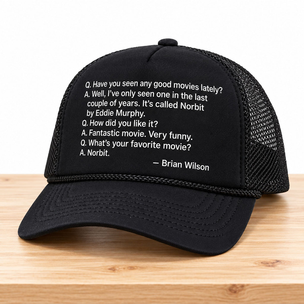 Brian Wilson Norbit Trucker Hat Brian Wilson Merch Gift Ideas For BFF - Foxy23shop