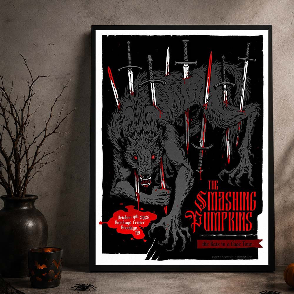 The Smashing Pumpkins Brooklyn NY Event Poster The Smashing Pumpkins Merch Gifts For Fans - Foxy23shop