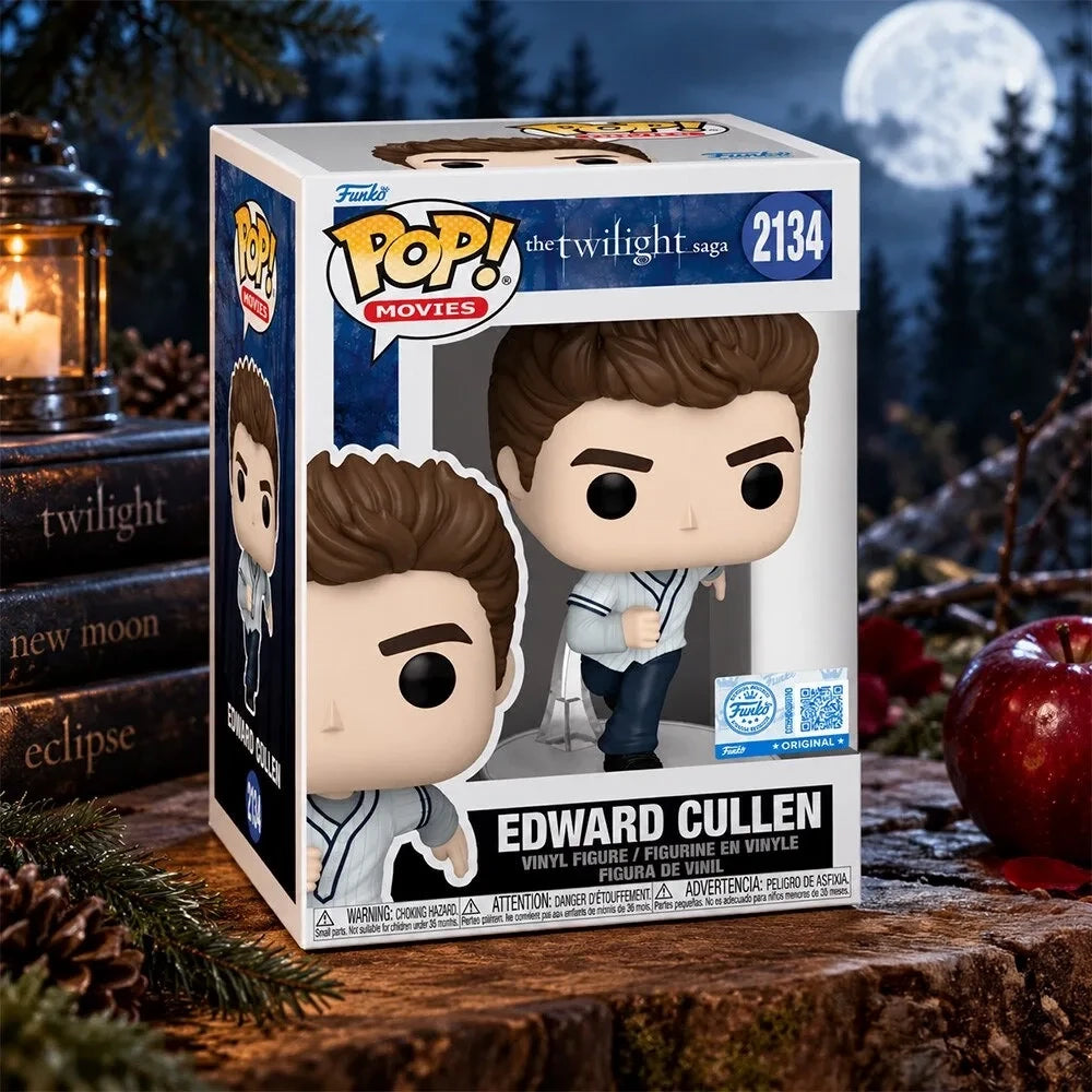 Twilight Saga Edward Cullen Baseball Jersey Funko Pop Edward Cullen Figure Gifts For Fans - Foxy23shop