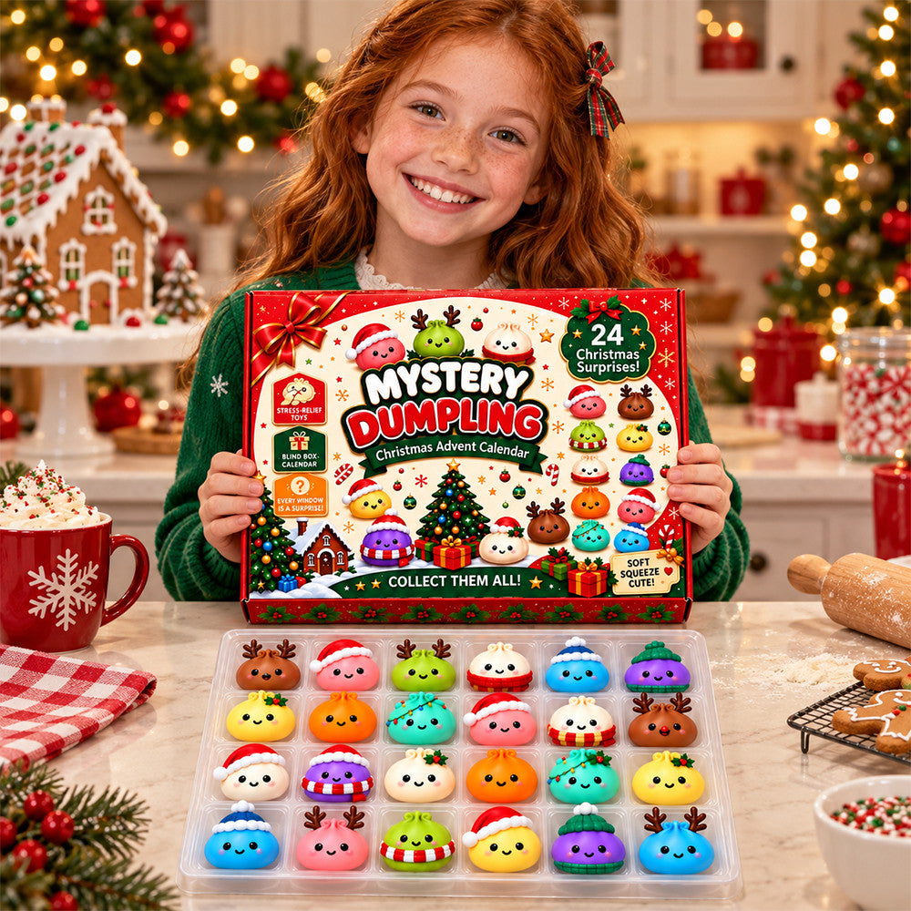 Christmas Dumpling Advent Calendar Funny Xmas Decor Gifts For Sisters - Foxy23shop