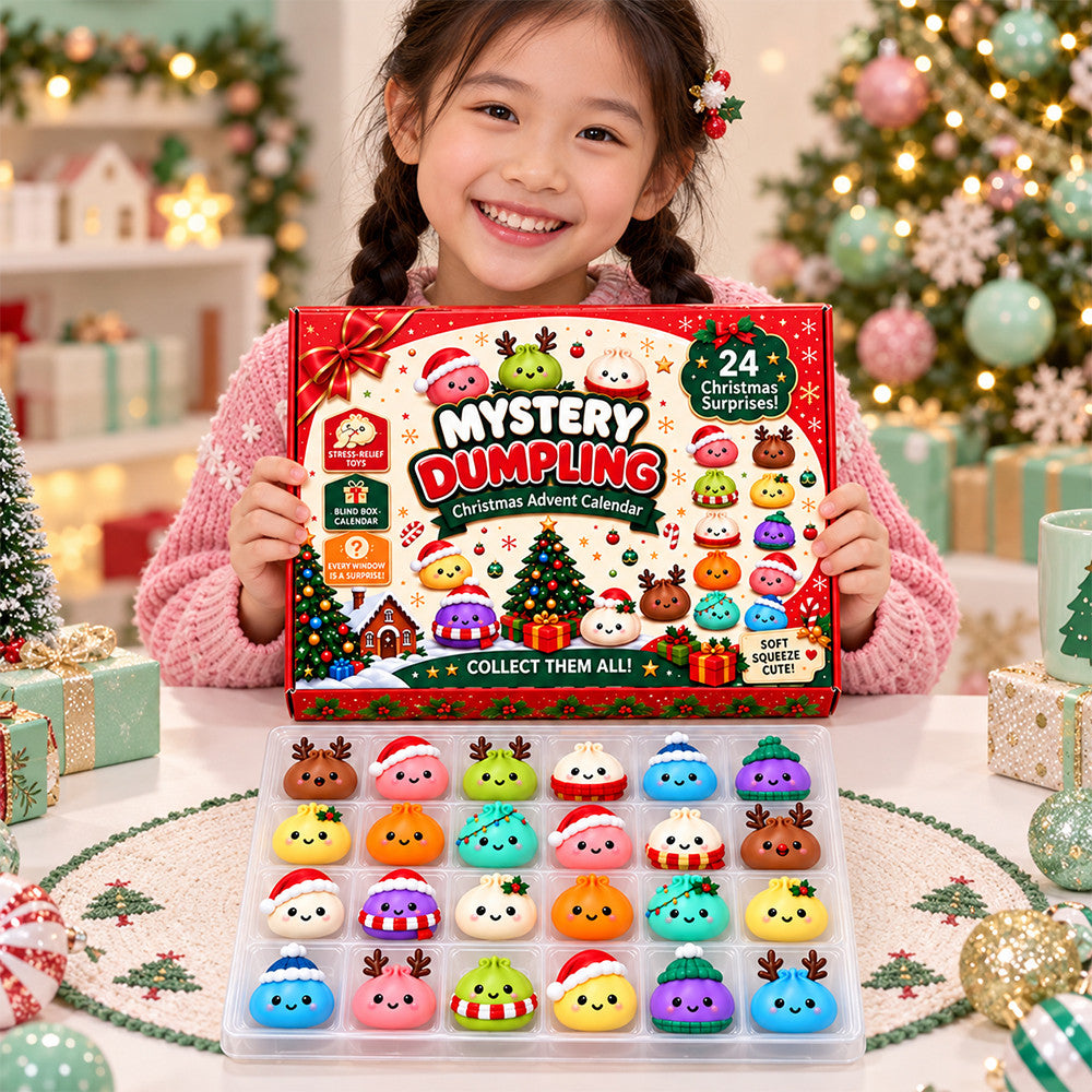 Mystery Dumpling Christmas Advent Calendar 2026 Christmas Countdown Gift Idea - Foxy23shop