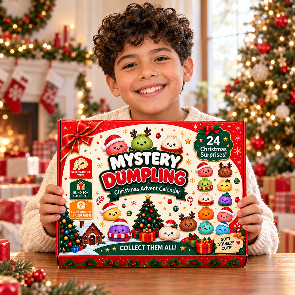 Mystery Dumpling Christmas Advent Calendar 2026 Xmas Eve Countdown Gift For Brothers - Foxy23shop