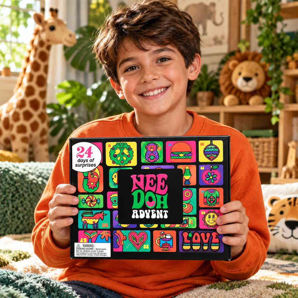 Schylling NeeDoh Squishmas Advent Calendar Xmas Eve Countdown Gift Ideas For BFF - Foxy23shop