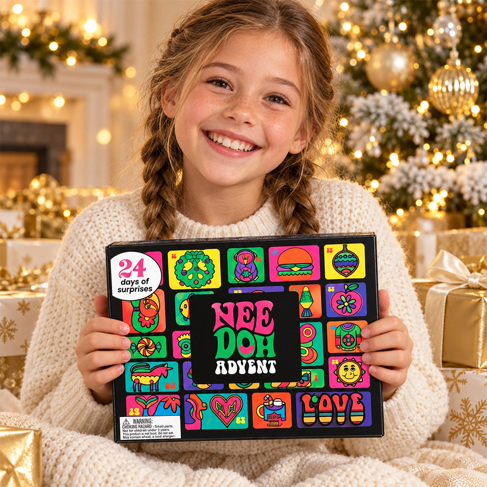 Squishy Needoh Advent Calendar 2026 24 Days Of Nee Doh Blindbox Xmas Gift Ideas - Foxy23shop