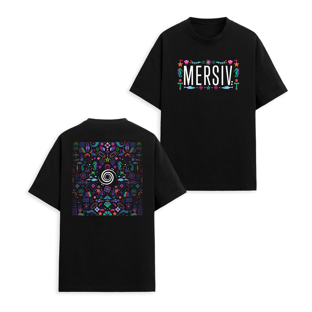 Mersiv Merch Morflow Black T-Shirt Presents Idea For Music Lovers - Foxy23shop
