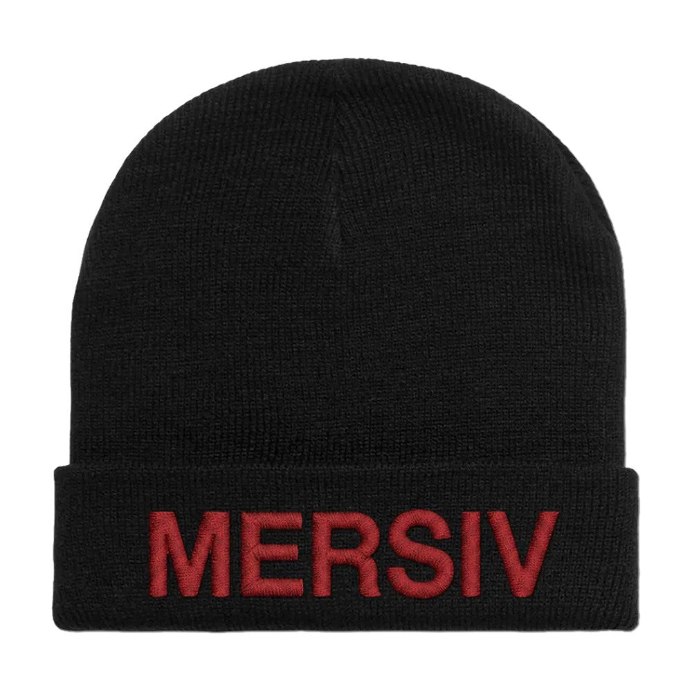 Mersiv Logo Black Beanie Mersiv Merch Best Gift Ideas For Music Buffs - Foxy23shop