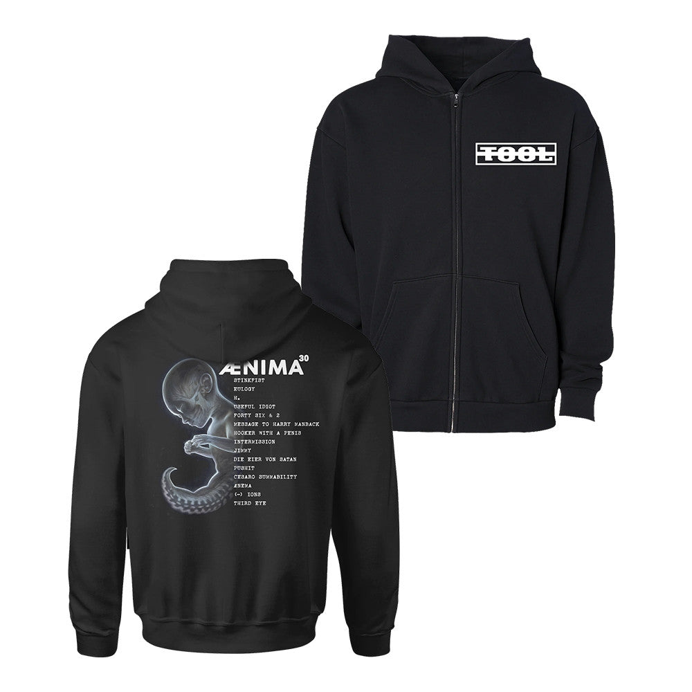 Tool Merch Aenima Tracklist Zip Hoodie Gifts Idea For Tool Lovers - Foxy23shop