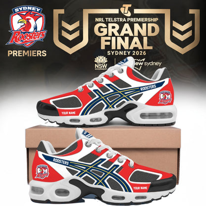Personalized Sydney Roosters NRL 2026 Premiers Sneakers Sydney Roosters Gear Unique Fan Gears - Foxy23shop