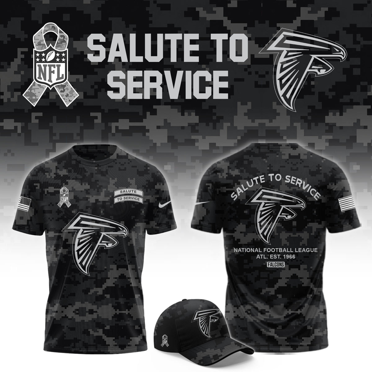 Philadelphia Eagles Merch Salute To Service T-Shirt Best Presents For Football Lovers - Foxy23shop