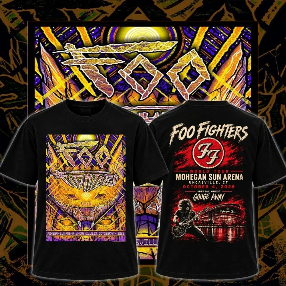 Foo Fighters Merch Mohegan Sun Arena Event 2026 T-Shirt Unique Gifts For Foo Fighters Lover - Foxy23shop