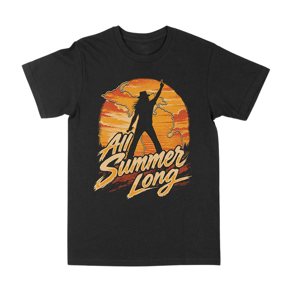 Kid Rock Merch All Summer Long Black T-Shirt Unique Gifts For Brother - Foxy23shop