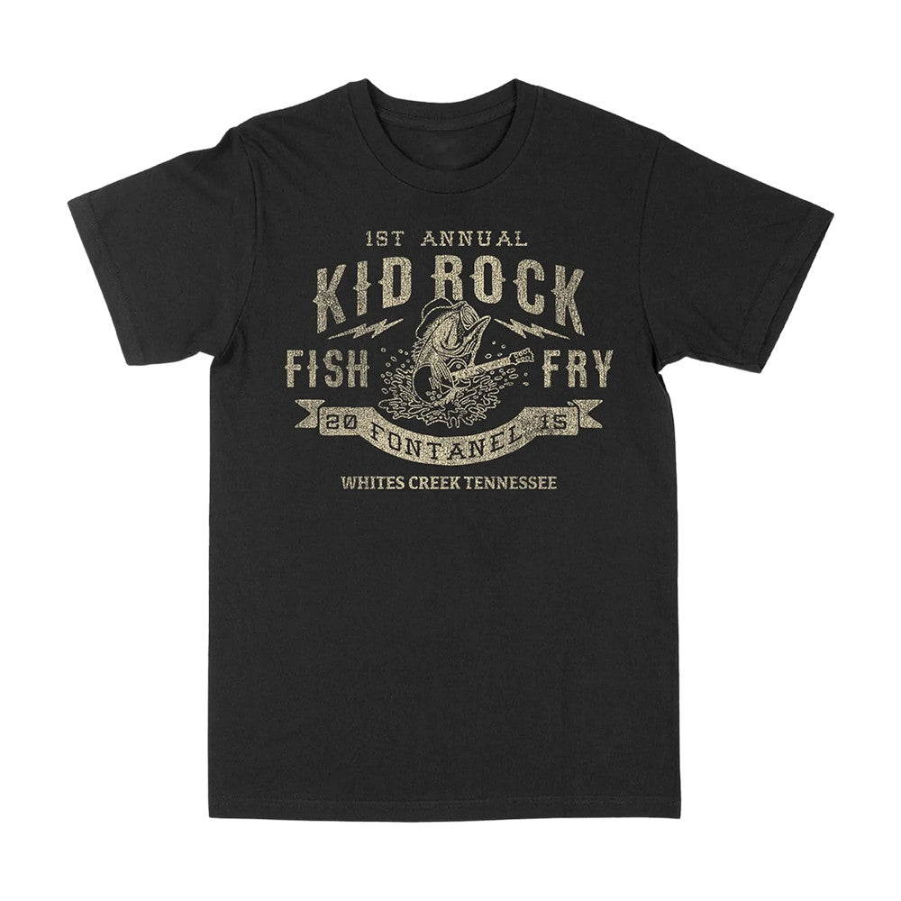Kid Rock Merch Vintage Fish Fry T-Shirt Presents For Kid Rock Fans - Foxy23shop