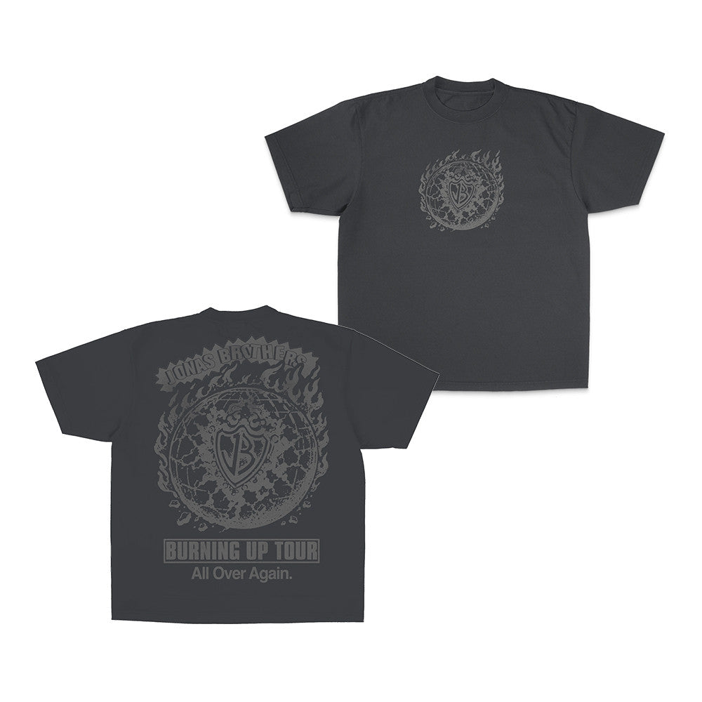 Jonas Brothers Merch Jonas Globe T-Shirt Present Ideas For Music Lovers - Foxy23shop