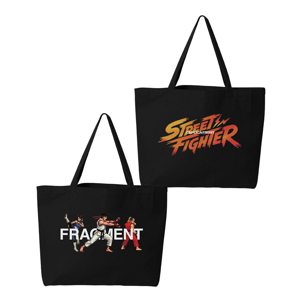 Fragment x ComplexCon Street Fighter Tote Bag Fragment Merch Presents For BFF - Foxy23shop