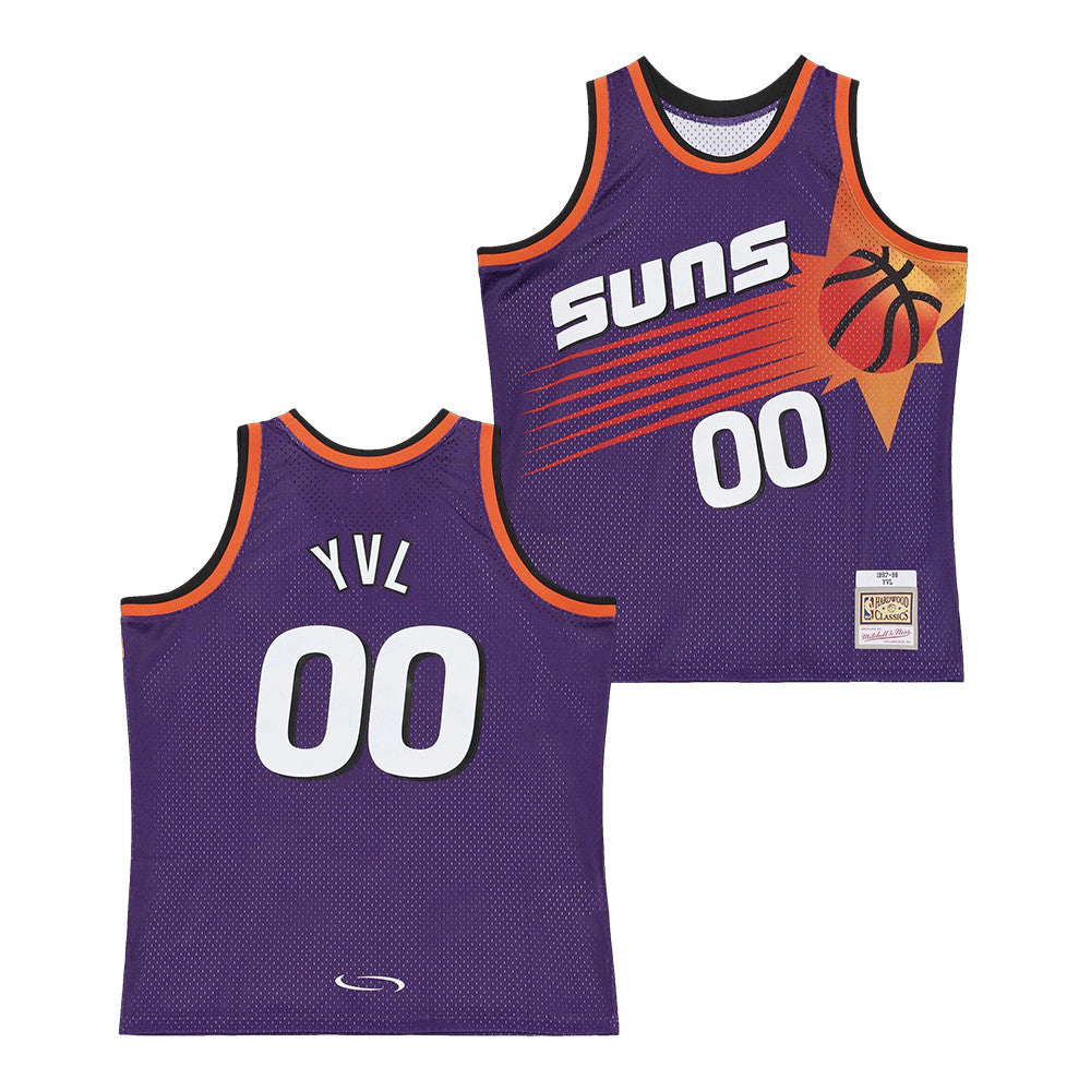 Personalized Playboi Carti x Mitchell Ness 2026 NBA Phoenix Suns Jersey Gifts For Rap Fans - Foxy23shop