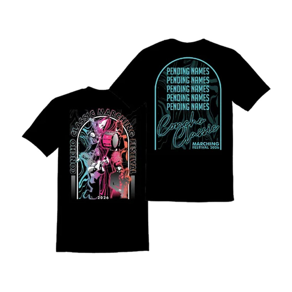 InkSoft Merch Concho Classic Marching Festival 2026 T-Shirt Unique Gifts For Music Lovers - Foxy23shop