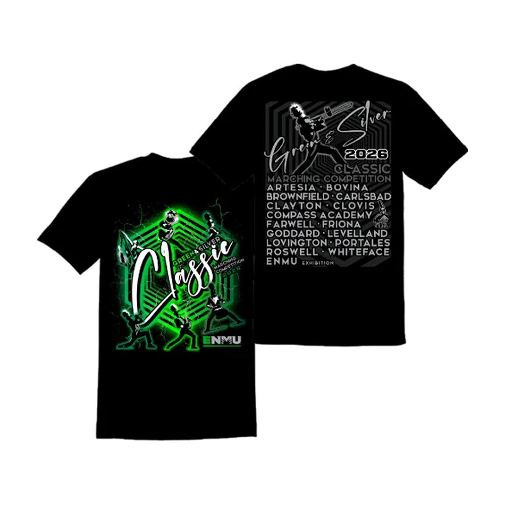 InkSoft Merch ENMU Green And Silver Classic 2026 T-Shirt Gifts Idea For Boyfriend - Foxy23shop