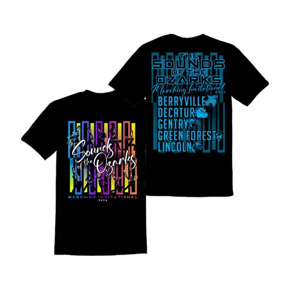 InkSoft Merch The Sounds Of The Ozarks Marching Invitational T-Shirt Gifts For Music Enthusiasts - Foxy23shop
