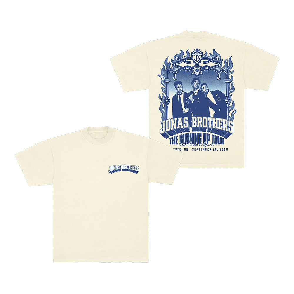 Jonas Brothers Merch Burning Up All Over Again T-Shirt Jonas Brothers Clothing Music Lovers Gifts - Foxy23shop