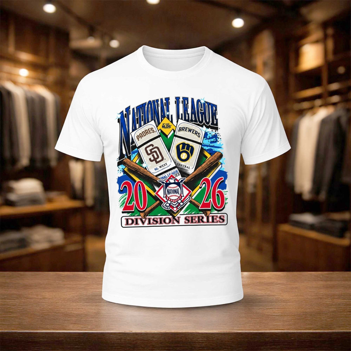 San Diego Padres X Brewers National League Division Series Shirt San Diego Padres Gear Gifts For Fans - Foxy23shop