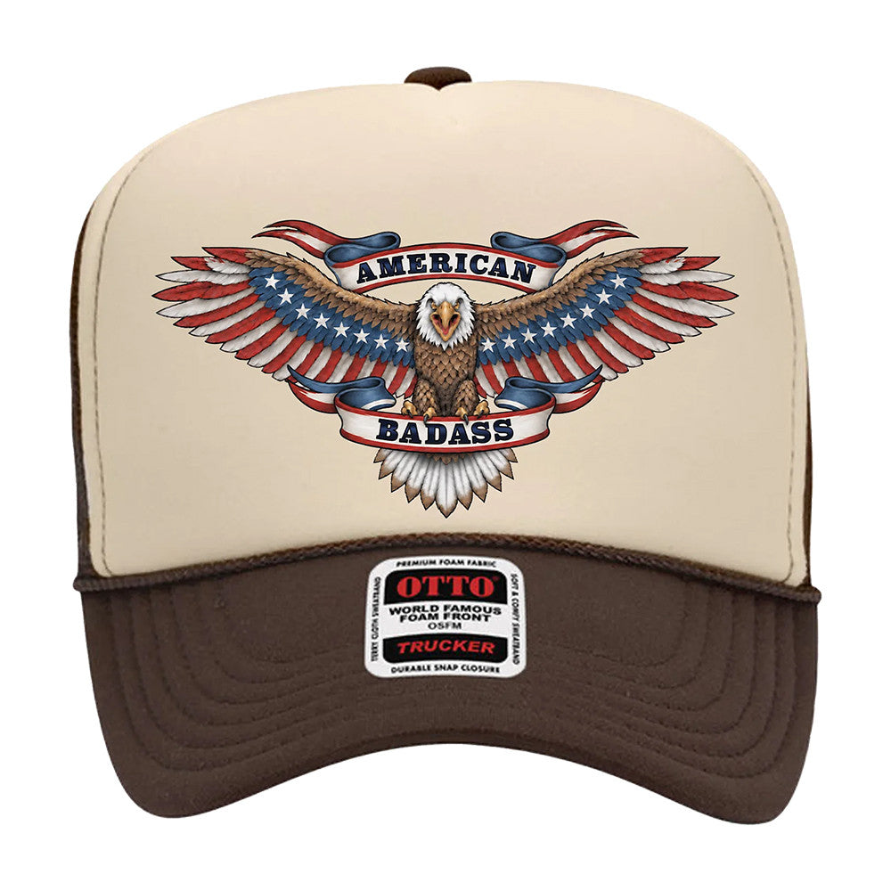 Kid Rock American Badass Trucker Hat Kid Rock Trucker Cap Gifts For Country Fans - Foxy23shop
