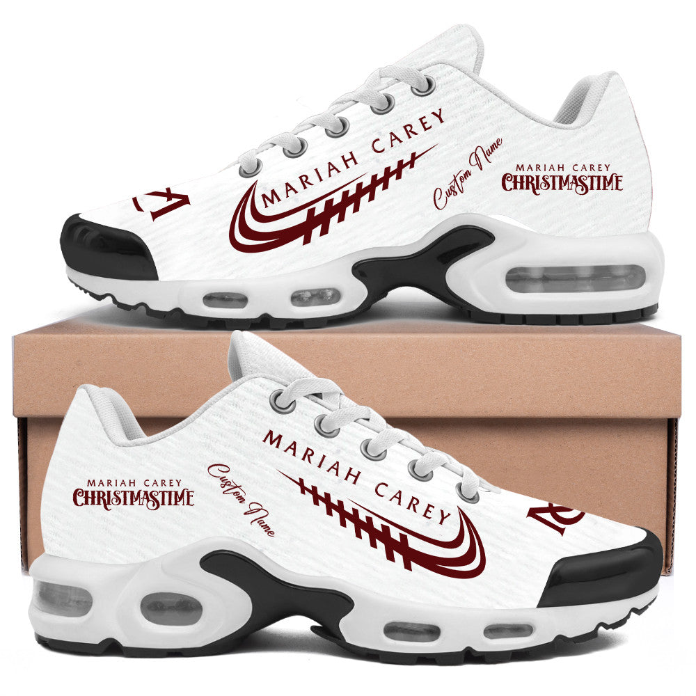 Personalized Mariah Careys Christmastime Sneakers Mariah Carey Merch Xmas Gifts For Music Lover - Foxy23shop