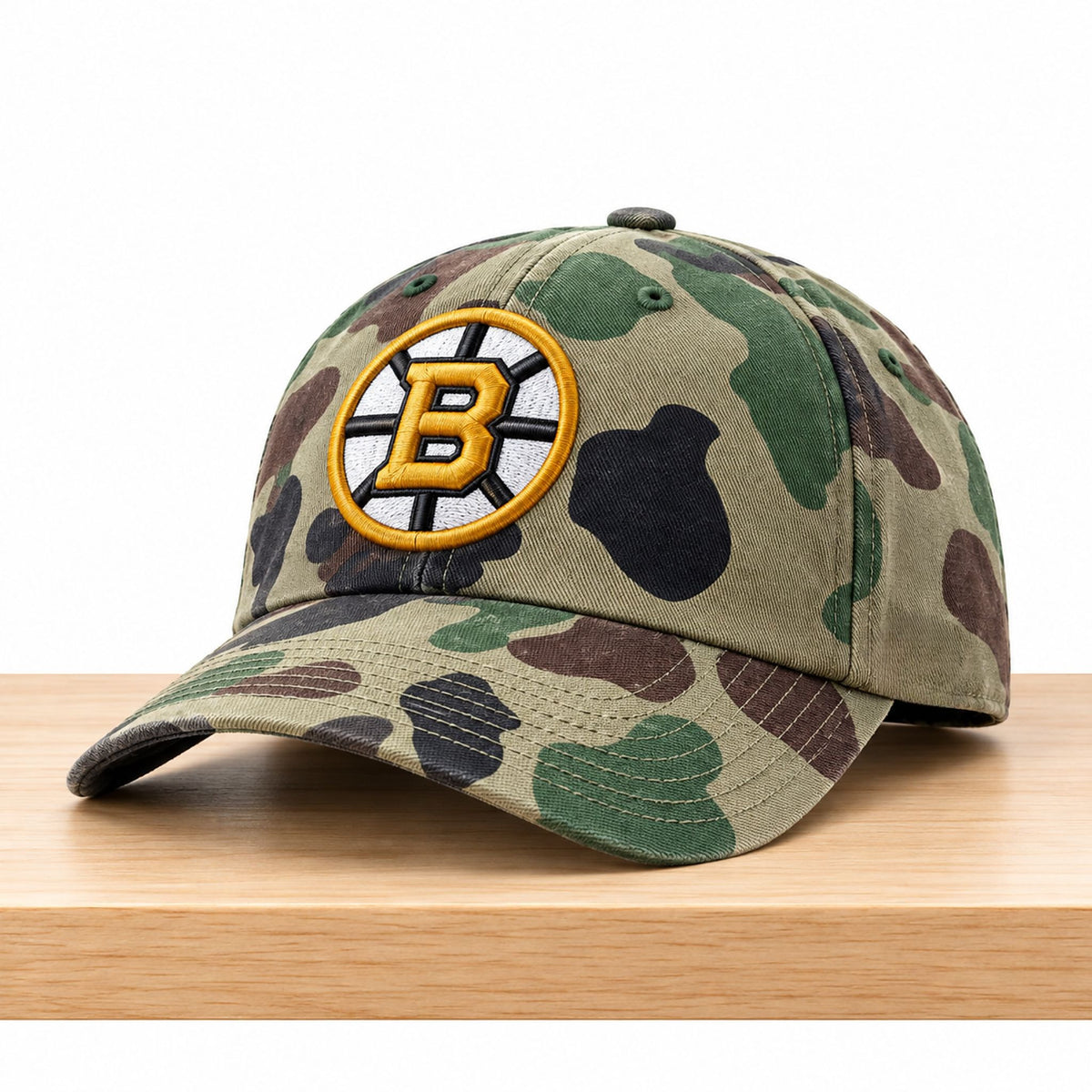 Boston Bruins Grove MVP DT Camo Hat Boston Bruins Baseball Cap Presents For Fans - Foxy23shop