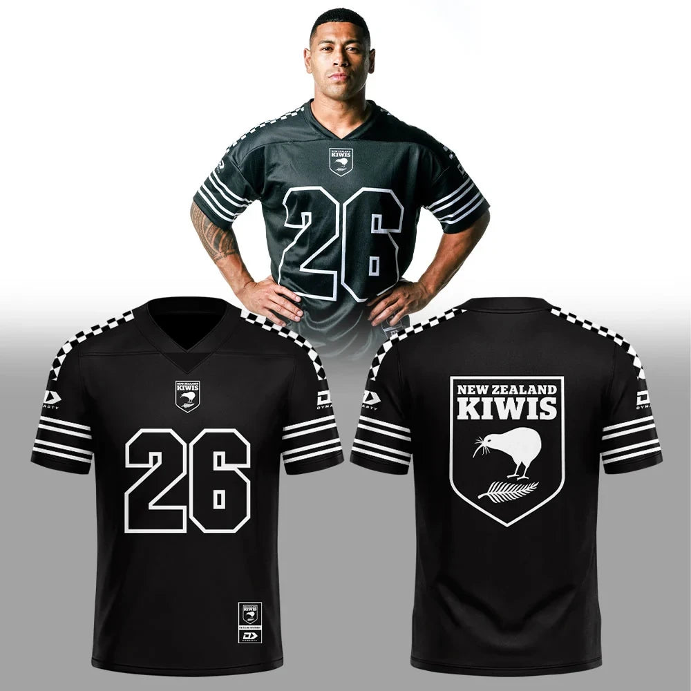 New Zealand Kiwis 2026 Kiwis Lifestyle Range Football Jersey New Zealand Kiwis Clothing Gifts For Rugby Lovers - Foxy23shop