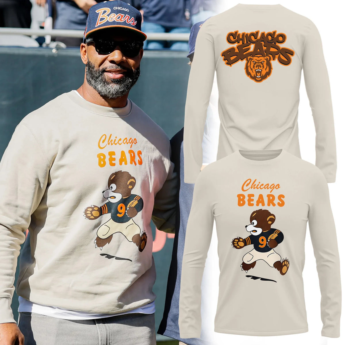 Matt Forte Chicago Bears Long Sleeve Shirt Matt Forte Clothing Gifts For Fans - Foxy23shop