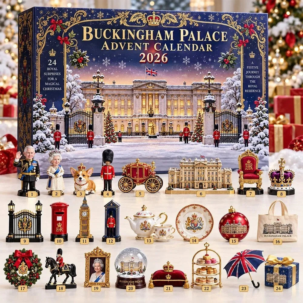 Buckingham Palace 2026 Advent Calendar Xmas Countdown Christmas Gift Ideas - Foxy23shop