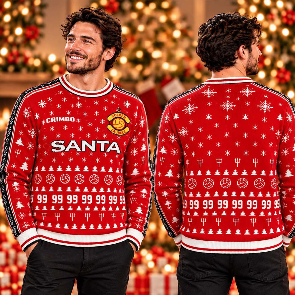 Manchester United Retro Style Christmas Ugly Sweater Manchester United Apparel Best Fan Gear - Foxy23shop