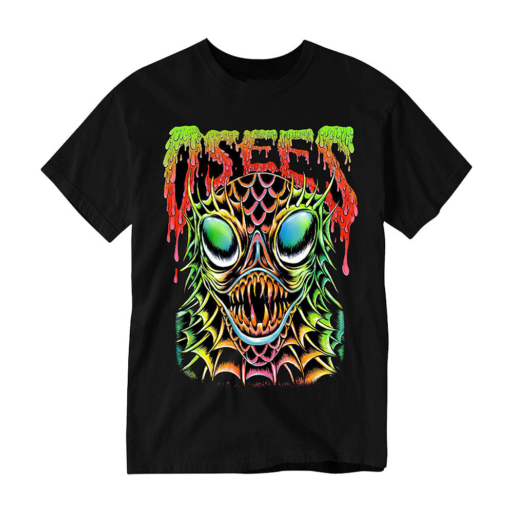 Osees Merch Skinner Fish Black T-Shirt Osees Apparel Presents For Rock Lovers - Foxy23shop