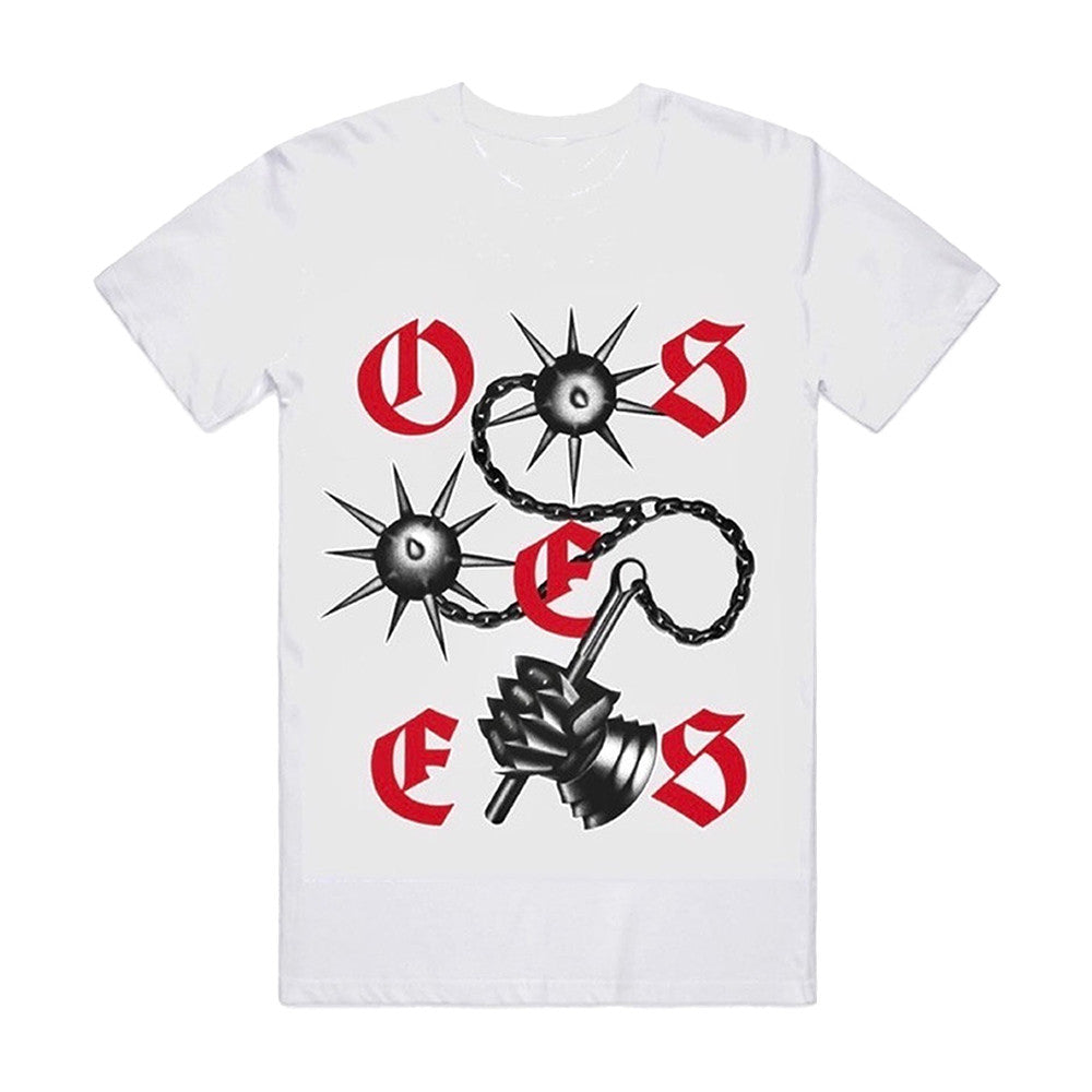 Osees Merch Mace White T-Shirt Osees Clothing Presents For Rock Lovers - Foxy23shop